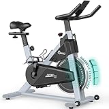 PASYOU Heimtrainer Fahrrad mit Magnetischer Widerstand, Fitnessbike Riemenantrieb, LCD...
