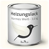 Berico Heizkörperlack - 3,6 Kg - Klassisches Weiß (ähnl. Reinweiß RAL 9010) - BE 400...