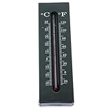 SIDCO Schlüsselversteck mit Thermometer Geheimfach Garten Versteck Außen Thermometer
