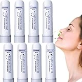 8 Stück Eukalyptus Öl Nasal Inhaler, Pfefferminze Ernüchternder Stock Erfrischender...