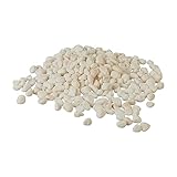 Relaxdays Marmorkies, 5kg, Dekosteine, Kieselsteine, Gartenkiesel, Beet, Blumentopf, Grab,...