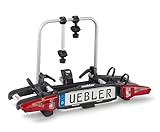 Uebler AHK I21 15900 Fahrradträger mit klappbarem Aufsatz, 60°, für 2 Fahrräder,...