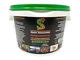 Kompostwurm-Mix 250g (ca.300 St.) - Riesen-Rotwurmmix mit lebenden Kompostwürmern I...