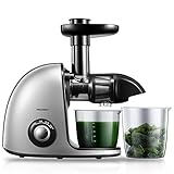 Slow Juicer Entsafter, HOUSNAT Entsafter Gemüse und Obst mit 2 Geschwindigkeiten,...