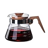 Schwanenhalskessel Kaffeekocher Kaffeemaschine Holzhand Drip Kaffeekanne Dripper...
