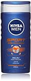 Nivea Men 4er Pack Duschgel für Körper, Gesicht & Haar, 4 x 250 ml Flasche, Sport