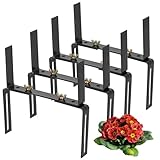 com-four® 4X Blumenkastenhalter für Balkon-Brüstungen und Geländer - flexible...