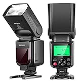 NEEWER 750II TTL Blitz Speedlite mit LCD Bildschirm, Kompatibel mit Nikon D4 D5 D60 D90...