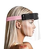 HARD 1x Pro Visier Gesichtsschutz Zertifiziertes Face Shield mit Anti Beschlag,...