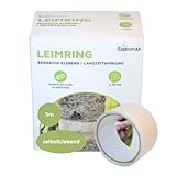 Rasenmax Leimringe für Obstbäume selbstklebend - Baumschutz für Obstbäume, Raupenleim,...