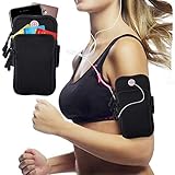 Brinny Armband Armtasche, Rennen Outdoor Handytasche Sport Laufen Doppel Reißverschluss...