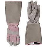 Amazon Basics – Gartenhandschuhe, dornensicher zum Beschneiden von Rosen, mit...