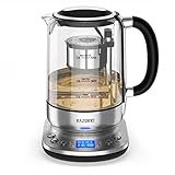 Razorri Elektrischer Teezubereiter - 1,7 L, automatisch anhebender Teekorb BPA...
