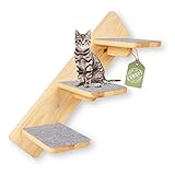 WOOWOOD Kletterwand Katzen | Katzentreppe Wand | Katzenleiter | Katzentreppe Wand |...