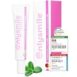 OnlySmile Bleaching Gel für Weiße Zähne Testsieger 2024 | 9+ Nuancen in 5 Tagen | Vegan...
