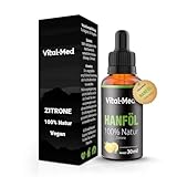 Vital-Med hochdosiertes Hanföl mit 30ML (750 Tropfen) und 25mg pro Tropfen -...