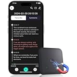 SOXOI KI Digitales Diktiergerät, 64GB Magnet Mini Aufnahmegerä mit ChatGPT 4o...
