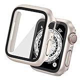 Tuocal 2 Stück Hard Hülle Kompatibel mit Apple Watch Series 8 Series 7 41mm HD PC...