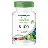 Vitamin B Komplex Forte - B-100 - Besonders HOCHDOSIERT - 90 Kapseln