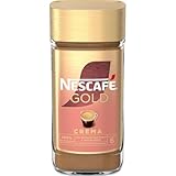 NESCAFÉ GOLD Crema, löslicher Bohnenkaffee, Instant-Kaffee aus erlesenen...