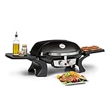 Klarstein Parforce Duo Gasgrill BBQ-Gasgrill mit 4,4kW - 2 Brenner, bis 300 °C, Gastyp:...