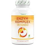 Enzym Komplex - 120 magensaftresistente Kapseln - 19 aktive Inhaltsstoffe - Enzym...
