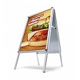 TOPARTIKEL: A1 Kundenstopper OUTDOOR wetterfest | verzinkte Metallrückwand...