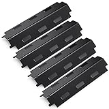 Universal Flavorizer Bar,37x11x3.6 cm Brennerabdeckung,4 Pack Flammenblech Porzellan Stahl...