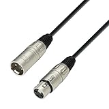 ah Cables Hall 3 Star Series Mikrofonkabel, XLR weiblich auf XLR männlich, 6m,...