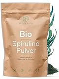 VEGAN FLOW® Bio Spirulina Pulver 500g, kultiviert im Becken, , feines Algen-Pulver.
