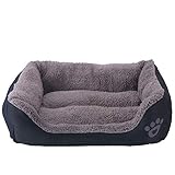 AcserGery Haustier Katzenbett Kissen Weich Hundebett Warm Hundeschlafplatz Katzendecke...