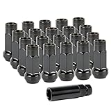 Lug Nuts Radmuttern Stahl M12x1,5 | Schwarz