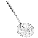 YFWOOD Spinnennetz-Schöpflöffel aus Edelstahl, Kochabschäumer, Schaumlöffel,...