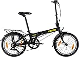 Dahon Sport, Radfahren hit klapprad, Schwarz, L: 450 mm Ll: 369 mm