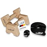 ArtSport Liegestützgriffe aus Holz M - Calisthenics, Parallettes, Liegestütz Barren,...