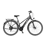 Fischer E-Bike Trekking, VIATOR 5.0i Elektrofahrrad für Damen, RH 44 cm, Mittelmotor 50...