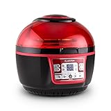 Klarstein VitAir Turbo Heißluftfritteuse - 1400 Watt Heissluftfriteuse,...
