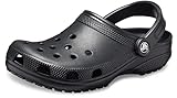 Crocs Unisex Classic Clog, Black, 43/44 EU