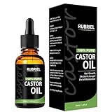 Bio-Rizinusöl, 30 Ml, 100% Rein, Bio-Rizinusöl Für Haarwachstum, Natürlich Und...