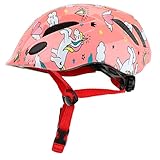 Fahrradhelm Robuster Kinder Helm Verstellbarer Skateboardhelm Radhelm Skaterhelm 52-56CM...