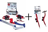 FIND-ME Tiefschneeband mit extra Ski-Connectoren I Survival Outdoor Ausrüstung I 2x10m...