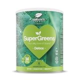 Nature's Finest Supergreens Detox - Grüne Helfer Entgiftungspulver - Veganes...