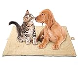 Toozey Selbstheizende Decke für Katzen & Hunde, Größe 90cm × 65cm Wärmematte für...