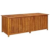 Möbelbox Gartenbox 200x80x75 cm Akazienholz massiv Gartenmöbel