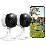 AOQEE 2K Überwachungskamera Aussen/Innen - Kamera Überwachung Aussen, WLAN Camera...