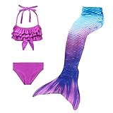 𝙈eerjung𝙛rauen𝙛losse Mädchen Mit Bikini Set schwimm𝙛lossen Kinder...