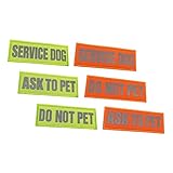 Kisangel 6 Stück Teiliges Reflektierendes Service hundepatch Wiederverwendbare...