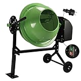 TrutzHolm® Betonmischer mit 70l Trommel leistungsstarker Elektromotor mit 275 Watt...