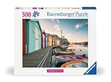 Ravensburger Puzzle 12000847, Scandinavian Places - Bootshäuser in Smögen, Schweden -...