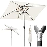 Sekey Aluminum Sonnenschirm 210 × 140 cm Sonnenschirm Balkon Sonnenschirm...